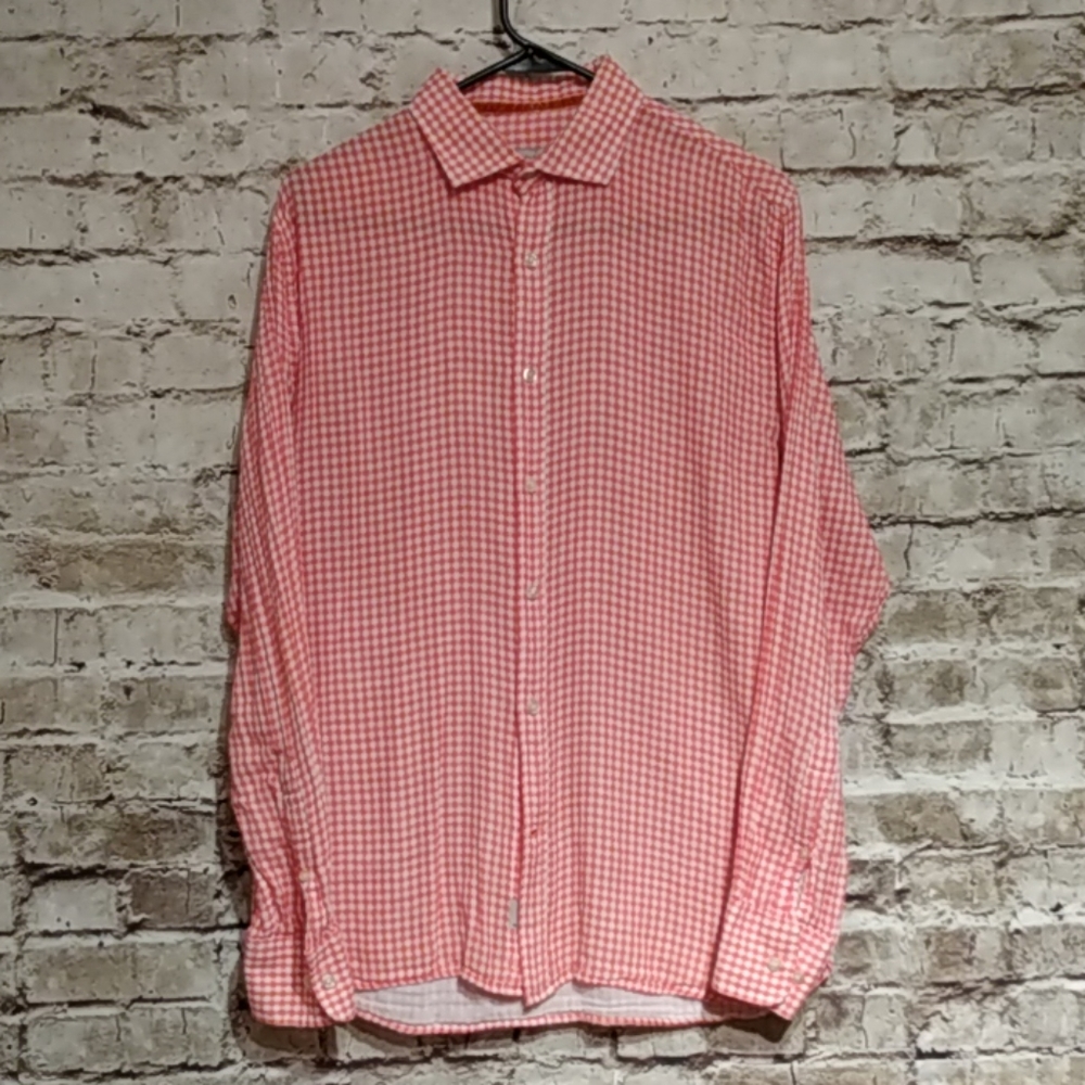 🎯Gingham 2-ply long sleeve shirt🎯